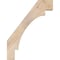 Ekena Millwork 3 1/2"W x 20"D x 26"H Merced Smooth Knee Brace, Douglas Fir BRC04X20X26MRC00SDF - alternate 2